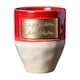 thumbnail image 3 of Taza de café de cerámica de 265 ml, reutilizable, única y moderna, de porcelana. Rojo, 3 of 9