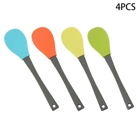 

4pcs Scratch Heat For Cooking Kitchen Utensils Silicone Spoons