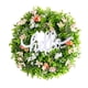 thumbnail image 4 of Corona de primavera para puerta delantera, decoración de corona de flores, guirnalda colgante de hojas de 45cm para fiesta, granja, pared de, 4 of 9