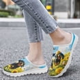 thumbnail image 4 of Chririnla Dachshund Dog Mules Shoes Cute Pet Puppy Walking Sneaker for Women Ladies Work,Traveling,Sport,Mesh Breathable Slip-on Loafers Animal Slippers for Indoor Outdoor, 4 of 7