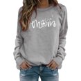thumbnail image 1 of Gibobby Sudadera mujer Sudadera de Manga Larga con Cuello Redondo y Ajuste clásico Sudadera para Mujer(Gris,M), 1 of 5