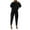 Black sets for women, variant on up to 60% off Gifts Usmixi Outfits Sets Womens Casual Matching Set Fall Long Sleeve Pullover and High Waist Pants Lounge Sets Loose Casual 2 Piece Outfits