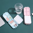 thumbnail image 4 of [2 Pack] Cases [Folding Design] Weekly Case Organizer 7 Day 8 Compartments Portable Travel Box For Pocket, 4 of 5