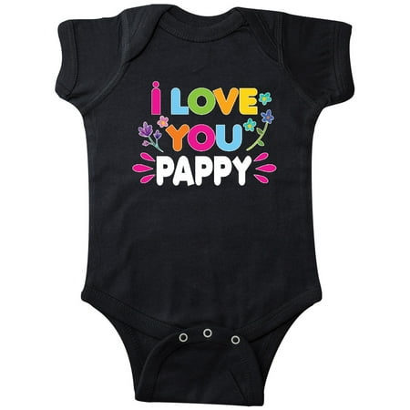 

Inktastic I Love You Pappy with Flowers Gift Baby Girl Bodysuit