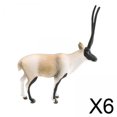 thumbnail image 1 of 6xFiguras De Animales Silvestres Figuras De Animales Modelo Para Artículos De Fiesta Niños Pequeños Antílope Tibetano, 1 of 8