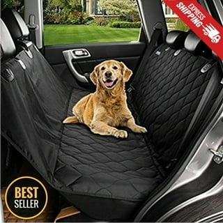 Bell and Howell Dog Back Seat Cover Protector, Waterproof, Scratchproof,  Nonslip Hammock for Dogs Backseat for Cars & SUVs, Black