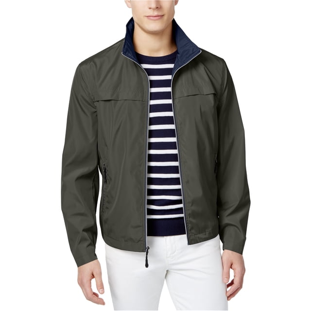Chaqueta plegable London Fog para hombre verde XXL