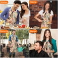 thumbnail image 4 of German Shepherd with Pioneer Flower Apron-Garden Aprons for Women with Pockets-Cotton Linen Waterproof Kitchen Cooking Gardening Aprons Adjustable for Kitchen,Cooking,BBQ and Salon 33x27 Inch, 4 of 7
