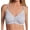 Grey, variant on Double Support Cotton Wire-Free Bra Womens Full Coverage Cool Comfort-U 3036