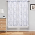 thumbnail image 2 of Danolaps Tier Curtains for Kitchen Window,Farmhouse Cafe Curtains Light Filtering Small Window Curtains Flax Country Rustic Rod Pocket Bathroom Laundry Room Curtains, 2 of 9
