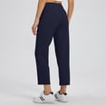thumbnail image 2 of MASKERT Women's Stretchy Casual Pants, High Waisted Ankle Pants with 4 Pockets, Lightweight Travel Work Pants for Women, Business Casual Pants for Office and Golf, 2 of 11