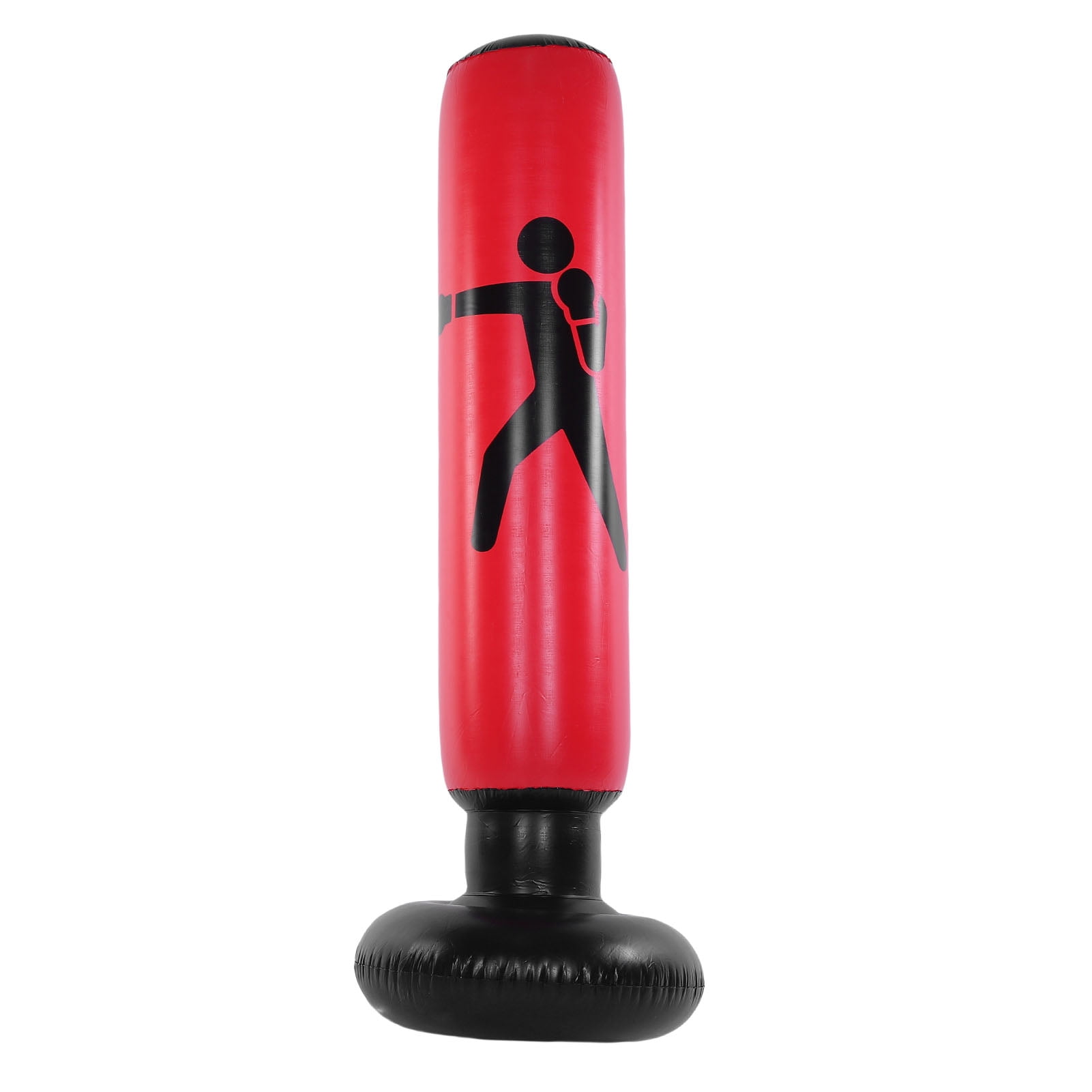 63 Inch Inflatable Boxing Pole, Thickened PVC Punching Bag for Kids Adults, Standing Kickboxing Column with Water Sand Base for Karate Taekwondo MMA Training
