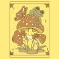 thumbnail image 2 of Junior's Lost Gods Frog and Mushroom Tarot Racerback Tank Top Banana X Large, 2 of 4