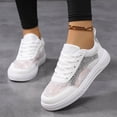 thumbnail image 2 of Wedding Shoes Bridal Sneakers Flats Bride Tennis Shoes Lace Sneakers Flower Lace Sneakers, 2 of 9