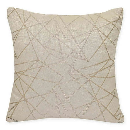 Jewelry Geometric Throw Pillow in Rose Gold