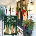 thumbnail image 3 of Merry Christmas Trees Garden Flag 12x18 Inch Double Sided Small Burlap Holiday Yard Decoration for Outside (Green), 3 of 6