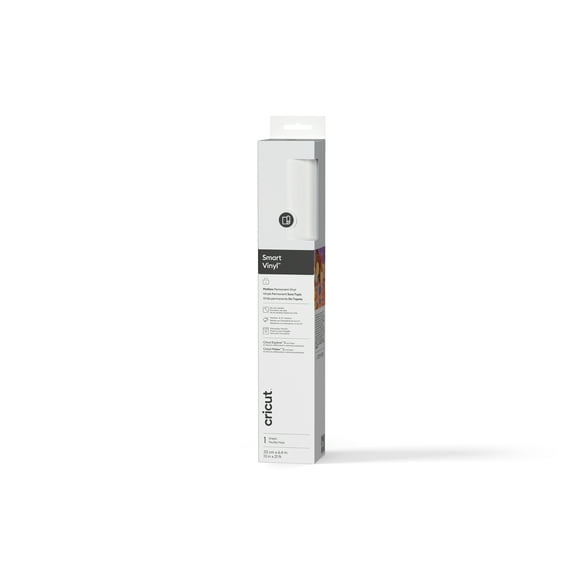 Cricut® Smart Vinyl™ Matless Permanent Vinyl (21 ft), 13 x21,White
