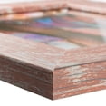 thumbnail image 2 of Craig Frames American Barn, 20 x 24 Inch Faux Barnwood Picture Frame Matted to Display a 16 x 20 Inch Photo, Red, 2 of 2