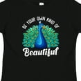 thumbnail image 4 of Inktastic Peacock Girls Toddler T-Shirt, 4 of 5