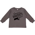 thumbnail image 3 of Inktastic Someone in Massachusetts Loves Me Boys or Girls Long Sleeve Toddler T-Shirt, 3 of 5