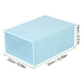 thumbnail image 2 of Linjieee Organizing Storage Containers under Bed Storage Bins Foldable Clear Shoes Storage Box Stackable Shoe Organizer, 2 of 2