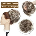 thumbnail image 4 of Chignon en Désordre Pièce de Cheveux Ondulée Bouclée Chouchou Élastique Synthétique, 4 of 7