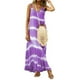 thumbnail image 3 of Sonducket Maxi vestido con cuello en V Ropa de verano Raya sin mangas Vestido suelto Vestido en V Prendas para la parte del cuerpo Violeta METRO, 3 of 4