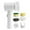 White, variant on Cordless Electric Spin Scrubber with 5 Brush Heads, Rechargeable Shower Cleaner for Bathroom Tile & Kitchen, IPX7 Waterproof Handheld Scrubber with Long Handle for Grout, Bathtub