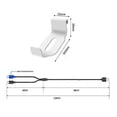 thumbnail image 5 of VR hand controllers Display holder Charging cable for PS VR2 hand controllers Mount Virtual Reality Stable Mounting., 5 of 5