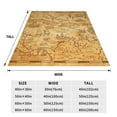 thumbnail image 3 of Sikiie Old Vintage Map Of Sea Ultra-Soft Micro flannel Blanket Luxury All Seasons Warm Blanket for Bedding Sofa and Travel (4 sizes)-40"x30", 3 of 7