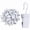 White, variant on YEMNPIOS 50 Pcs Christmas Light Clips Asphalt Roof Clips Mini Gutter Hooks for Outdoor Decoration Bronze