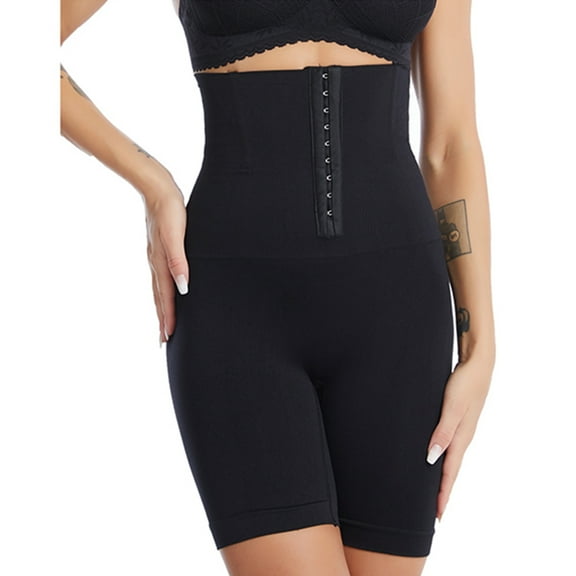 SWSMCLT Women's Tummy Control Shapewear Shorts Seamless Boned Postpartum Waist Trimmer Body Shaper High Waist Trainer Thigh Slimmer Butt Lifter Underwear Black 16