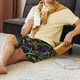 thumbnail image 5 of Balery Neon Mardi Gras Pantalones cortos de pijama de punto de algodón para hombre con cinturilla y bolsillos-4X-Large, 5 of 6