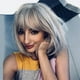 thumbnail image 3 of Peluca corta Bob jinwen Gris Plateada de 12 con Cabello Sintético de Flequillo blancas para cosplay, 3 of 8