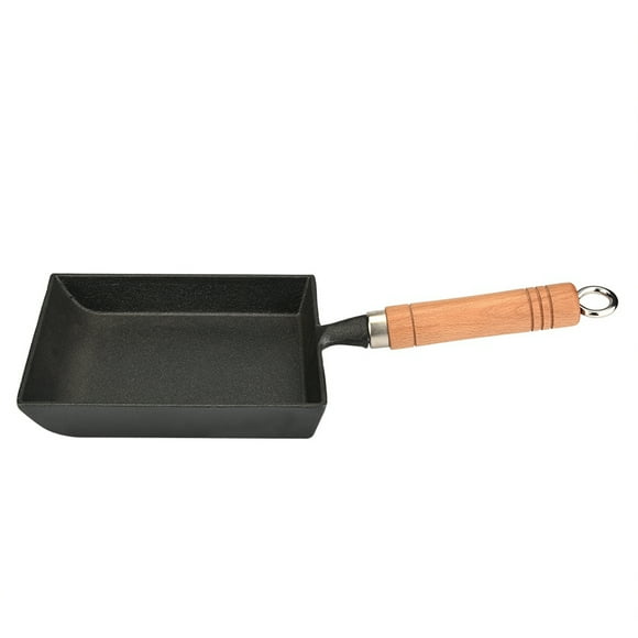 Regun Poêle, Mini Poêle Fer Omelette Pot Tamagoyaki poignée en Bois Outil Accueil