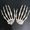 A, variant on Clearance Sale | Life Size Painted Skeleton Hand, Realistic Vintage Halloween Prop for Party Decor and Display