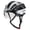 Black White Cyan, variant on Suodoka Adult Mountain Bike Helmet 10.6 inches / 27 cm Cycle Helmets with Detachable Magnetic Goggles and USB Rechargeable Rear Light for Road Cycling Safety Titanium Black Cyan