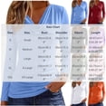 thumbnail image 2 of Lenpel Womens Long Sleeve Tops Cowl Neck Casual Solid Color Shirts Stretch Comfy Soft Fashion Ruched Blouses Fall Outfits, 2 of 7