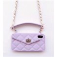thumbnail image 5 of Wallet Case Compatible with iPhone 7 / iPhone 8, Pretty Luxury Bag Design, Purse Flip Card Pouch Cover Soft Silicone Case with Handstrap Long Shoulder Strap Apply to iPhone SE2 SE3 Purple, 5 of 8
