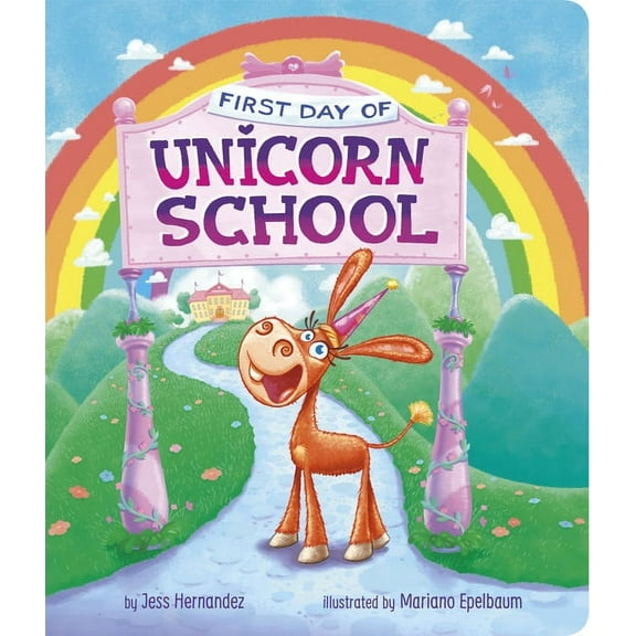 First Day of Unicorn School, (Board Book)