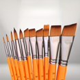thumbnail image 3 of PEACNNG  Professional Face Painting Brush Set with 11 Pieces - Nylon Wool  Ideal for Creating Beautiful Designs And Smooth Blends, 3 of 6