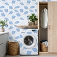 thumbnail image 4 of Peel and Stick Wallpaper Blue Star Ice Cream Design Wall Mural 17.7in x 9.8ft Self Adhesive Removable Wall Paper Renter Friendly Wallpaper for Nursery Bedroom Cabinets, 4 of 8