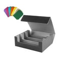 thumbnail image 1 of Estuche para guardar de cartas Estuche para guardar cartas estándar Cartas de béisbol Cartas rígidas Gris, 1 of 8