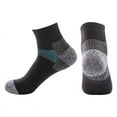 thumbnail image 3 of Compression Socks for Unisex Men and Women , Ankle Soft Moisture-Wicking Socks , Athletic Cushioned Low Cut Running Socks for a Secure Fit - 8 Pairs, 3 of 7