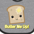 thumbnail image 4 of Inktastic Butter Me Up Toast Boys or Girls Baby Bib, 4 of 4