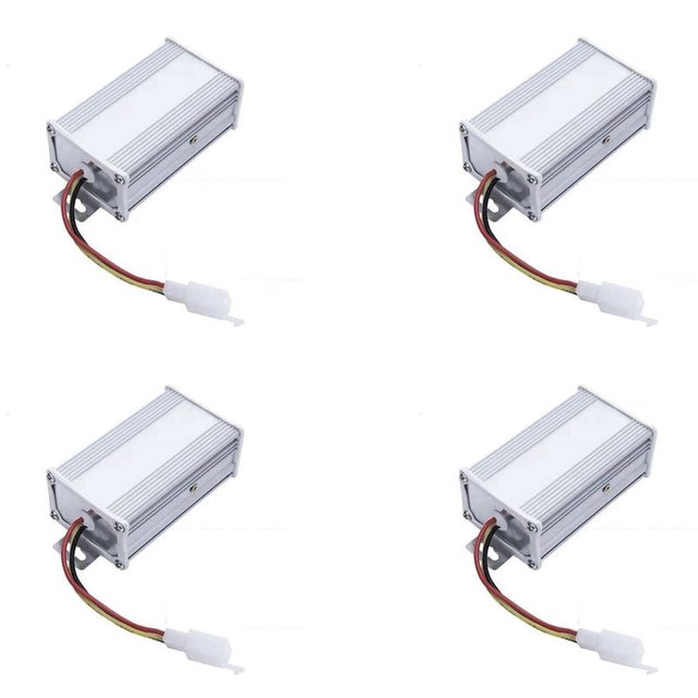 4X Transformador Electrónico CC 36V 48V 60V 72V Una 12V 10A Adaptador Convertidor de Bicicleta Eléctrica Transformador Descendente
