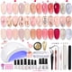 thumbnail image 1 of Kit de esmaltes de uñas Born Pretty Jelly Gel de 12 colores con lámpara UV, 1 of 9