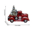 thumbnail image 3 of TIELUTT Camion de Ferme Rouge Décoration de Noël Camion Rouge Arbres Rouges Centre de Table Ornement de Noël Belle-Maman Ornement de Jasmin Moments Ornement de Noël Ornement de Noël Fille Troisième Ornement de Noël, 3 of 8