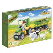 BanBao Tractor with Tools 115-Piece Building Set