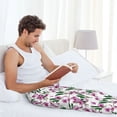 thumbnail image 4 of Cauagu Orchids Flowers Mens Pajama Pants Sleep & Lounge Pants,PJ Bottoms with Pockets-Large, 4 of 7